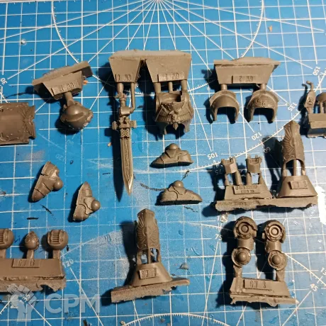 Описание картинки Legio Custodes Contemptor-Galatus Dreadnought от Nikolas Korvus по цене 500руб | Свободный Рынок Миниатюр - СРМ