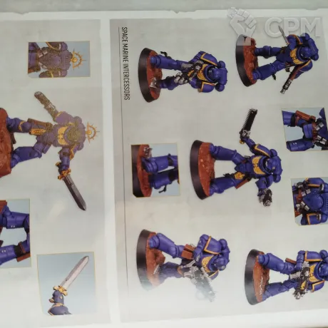 Описание картинки Intercessor squad + Lietenant from Introductory set + bits от jvtheghost по цене 500руб | Свободный Рынок Миниатюр - СРМ