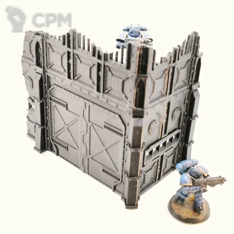 Описание картинки Двухэтажная руина А Armored Ruins set|11th ed | Warhammer 40K от Rev127 по цене 600руб | Свободный Рынок Миниатюр - СРМ