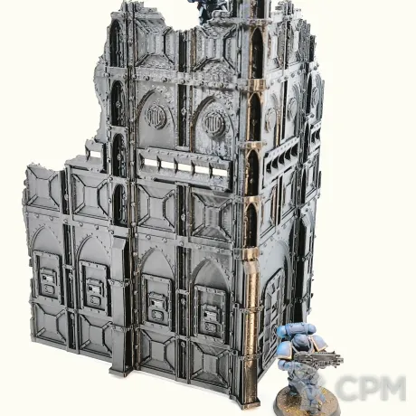 Описание картинки Трёхэтажная руина А Armored Ruins set |11th ed | Warhammer 40K от Rev127 по цене 1 200руб | Свободный Рынок Миниатюр - СРМ