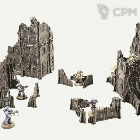 Описание картинки Armored Ruins set|11th ed | Warhammer 40K от Rev127 по цене 5 500руб | Свободный Рынок Миниатюр - СРМ