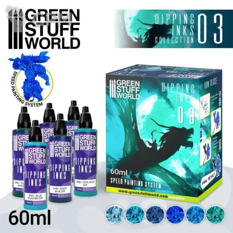 Описание картинки Набор акриловых красок для моделирования Green Stuff World: Paint Set - Dipping collection от SectorA13 по цене 66 666руб | Свободный Рынок Миниатюр - СРМ