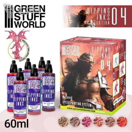 Описание картинки Набор акриловых красок для моделирования Green Stuff World: Paint Set - Dipping collection от SectorA13 по цене 66 666руб | Свободный Рынок Миниатюр - СРМ