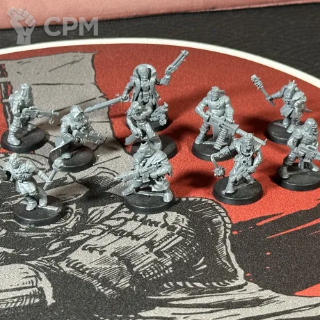 Описание картинки Chaos Cultists 10 тел от Overking по цене 3 000руб | Свободный Рынок Миниатюр - СРМ