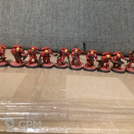 Описание картинки Blood angels assault squad от User57488 по цене 2 800руб | Свободный Рынок Миниатюр - СРМ