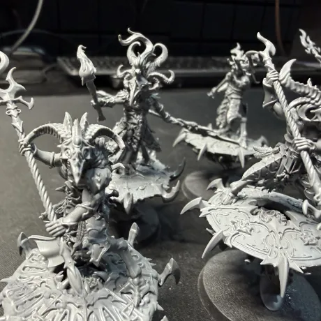 Описание картинки Tzaangor Enlightened (x6) от  по цене 8 000руб | Свободный Рынок Миниатюр - СРМ
