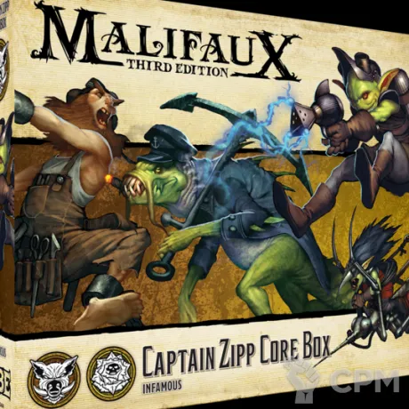 Описание картинки Malifaux: Captain Zipp Core Box от SectorA13 по цене 66 666руб | Свободный Рынок Миниатюр - СРМ