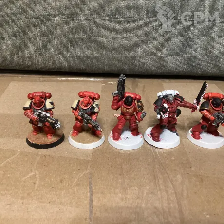 Описание картинки Blood angels intercessor squad от User57488 по цене 2 100руб | Свободный Рынок Миниатюр - СРМ