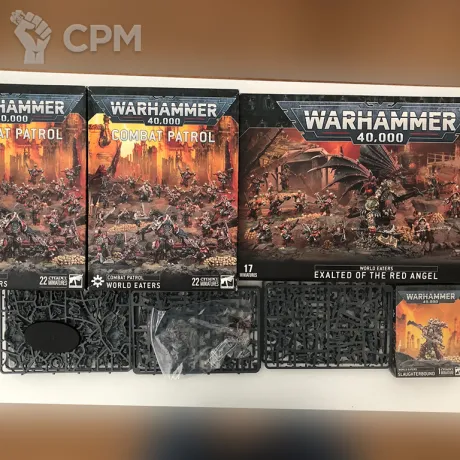 Описание картинки Армия World eaters в коробках от Azazaza по цене 54 000руб | Свободный Рынок Миниатюр - СРМ