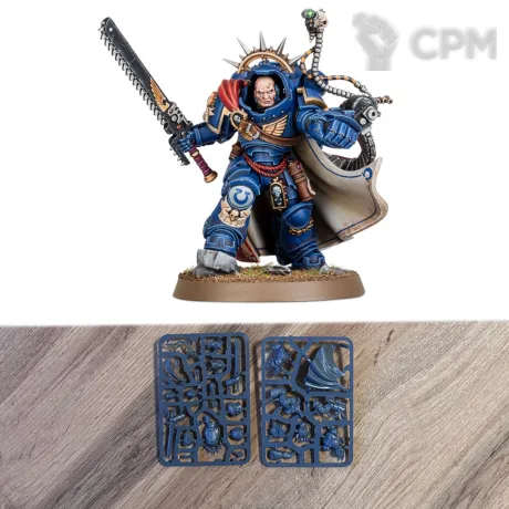 Описание картинки Captain in Gravis Armour от Artsart по цене 100руб | Свободный Рынок Миниатюр - СРМ