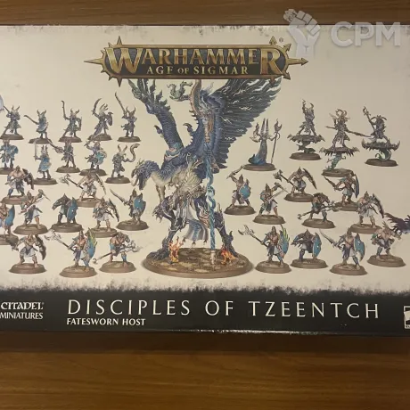 Описание картинки Disciples of Tzeentch Battleforce (Fatesworn Host) от Diebyscifi по цене 19 500руб | Свободный Рынок Миниатюр - СРМ