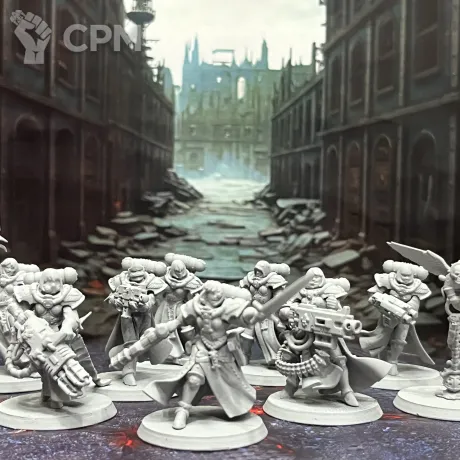 Описание картинки Battle Sisters Squad от Houston Program по цене 800руб | Свободный Рынок Миниатюр - СРМ