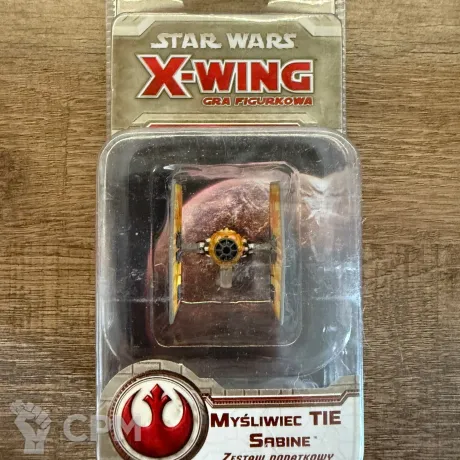 Описание картинки Star Wars X-Wing 1.0 - Sabine Tie fighter (на польском) от Miniature Wargames по цене 2 950руб | Свободный Рынок Миниатюр - СРМ