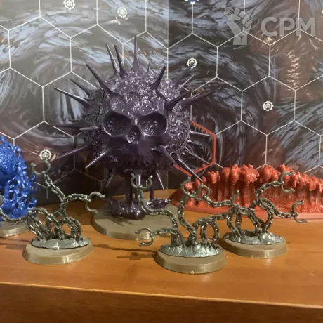 Описание картинки Morbid conjuration endless spells от Void_wanderer по цене 4 500руб | Свободный Рынок Миниатюр - СРМ