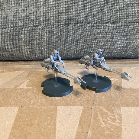 Описание картинки Star Wars Legion Motos Deslizadoras 74-Z Brettspiel от User57488 по цене 2 800руб | Свободный Рынок Миниатюр - СРМ