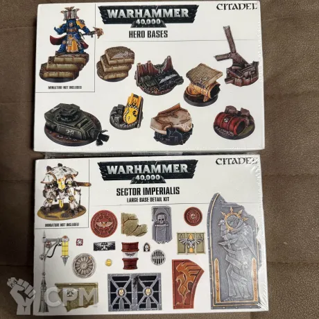 Описание картинки Набор подставок Warhammer 40000 Sector Imperialis от Tezen по цене 6 900руб | Свободный Рынок Миниатюр - СРМ