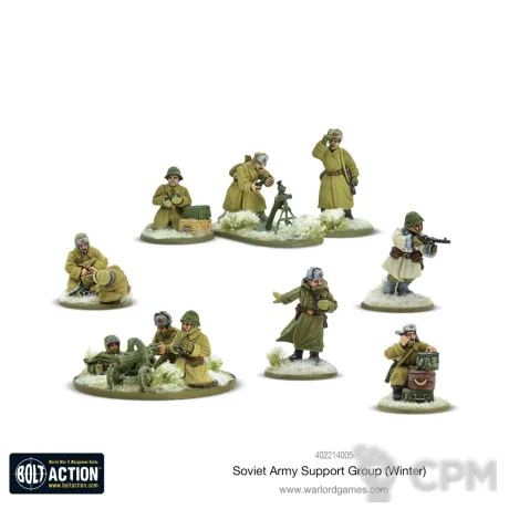 Описание картинки SOVIET ARMY (WINTER) SUPPORT GROUP (28MM) от ColinPJ по цене 2 200руб | Свободный Рынок Миниатюр - СРМ