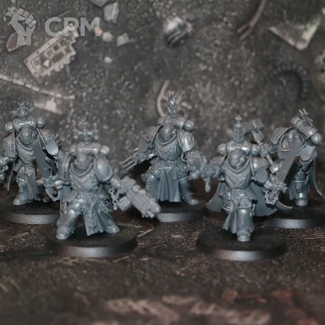 Описание картинки Black Templars Sword Brethren squad от OMG_SL по цене 4 990руб | Свободный Рынок Миниатюр - СРМ