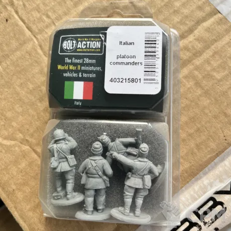 Описание картинки Italian platoon commanders от ColinPJ по цене 1 100руб | Свободный Рынок Миниатюр - СРМ