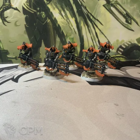 Описание картинки Necron Immortals 5 шт. от MishaTsoi по цене 500руб | Свободный Рынок Миниатюр - СРМ