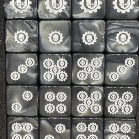Описание картинки Mechanicus dice от Заяц_ по цене 4 000руб | Свободный Рынок Миниатюр - СРМ