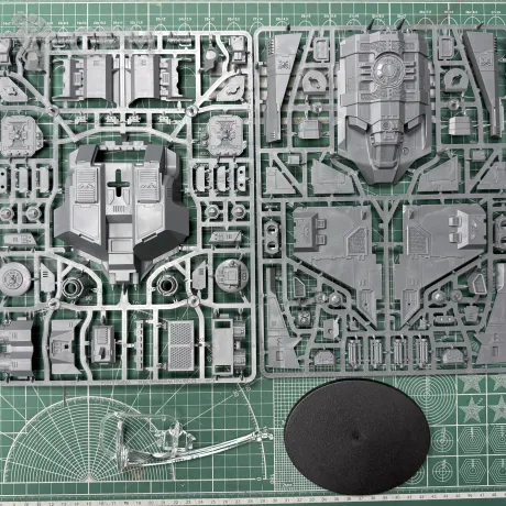 Описание картинки Deathwatch Corvus Blackstar от Slobarev  по цене 7 000руб | Свободный Рынок Миниатюр - СРМ