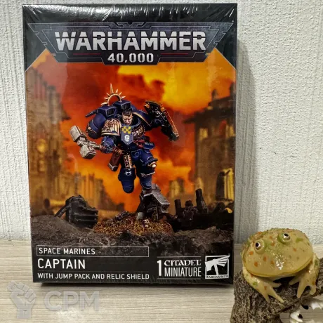 Описание картинки Captain with Jump Pack and Relic Shield от Lightman по цене 3 700руб | Свободный Рынок Миниатюр - СРМ