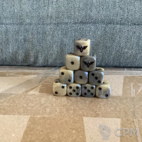 Описание картинки Blood ravens dice set от User57488 по цене 900руб | Свободный Рынок Миниатюр - СРМ