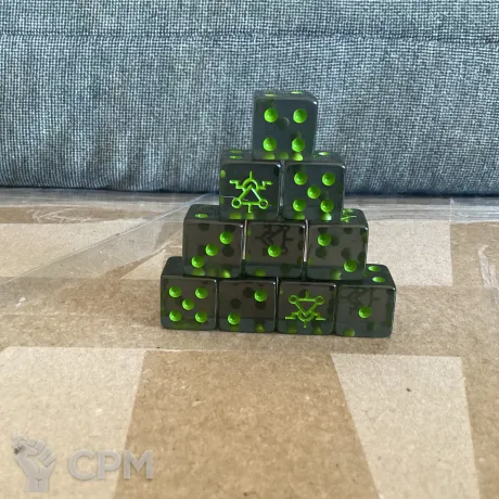 Описание картинки Necron dice set от User57488 по цене 900руб | Свободный Рынок Миниатюр - СРМ