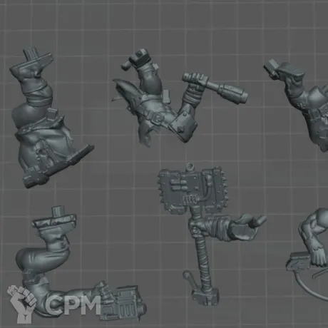 Описание картинки Orks boyz scan от Sacred layers studio по цене 1 000руб | Свободный Рынок Миниатюр - СРМ