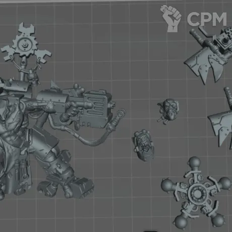 Описание картинки Big mek от Sacred layers studio по цене 400руб | Свободный Рынок Миниатюр - СРМ