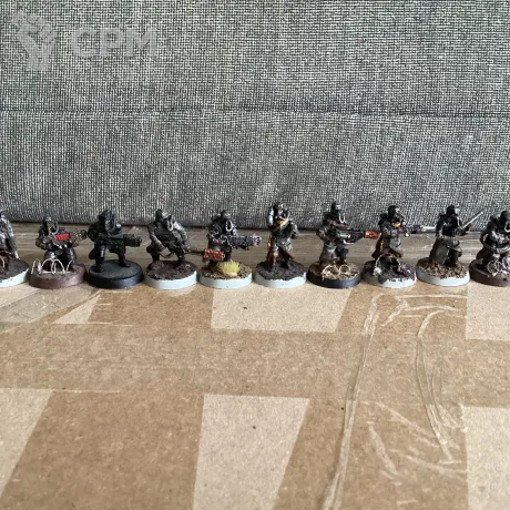 Описание картинки death corps of krieg Infantry от User57488 по цене 1 900руб | Свободный Рынок Миниатюр - СРМ