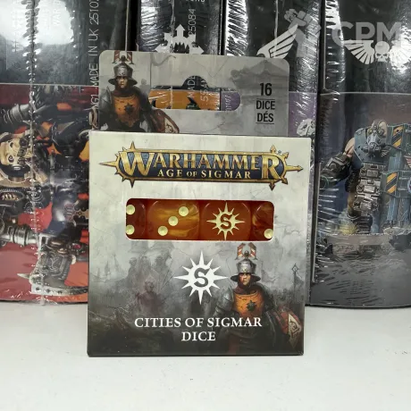 Описание картинки Cities of Sigmar dice set от Slobarev  по цене 3 500руб | Свободный Рынок Миниатюр - СРМ