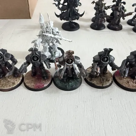 Описание картинки Scarab Occult Terminators + лорд хаоса от Nehron по цене 1 000руб | Свободный Рынок Миниатюр - СРМ