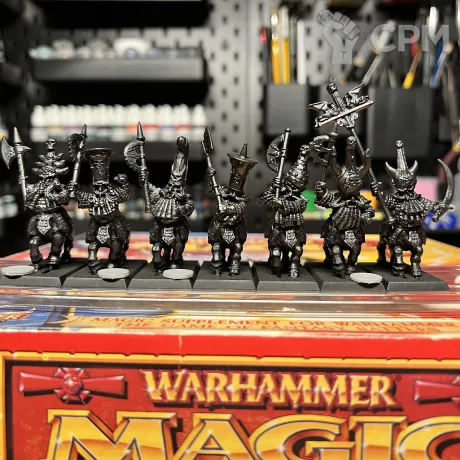 Описание картинки Chaos Dwarfs Bull Centaurs от hoofstomp по цене 34 000руб | Свободный Рынок Миниатюр - СРМ