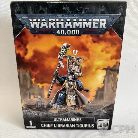 Описание картинки Ultramarines Chief Librarian Tigurius от Figurzilla  по цене 3 250руб | Свободный Рынок Миниатюр - СРМ