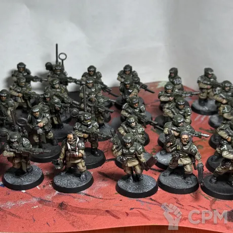 Описание картинки Cadian Shock Troopers (old) + Cadian Upgrade (old) от Bumblebee97 по цене 2 900руб | Свободный Рынок Миниатюр - СРМ