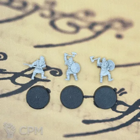 Описание картинки DWARF WARRIORS (3 модели старая версия) Властелин колец от Лавка Саурона по цене 300руб | Свободный Рынок Миниатюр - СРМ