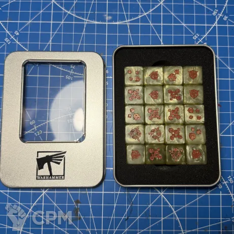 Описание картинки Nurgle death guard dice кубы от hindy  по цене 100руб | Свободный Рынок Миниатюр - СРМ