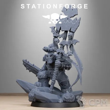 Описание картинки Orks beastboss от Мастерская 3D Gia по цене 1 000руб | Свободный Рынок Миниатюр - СРМ