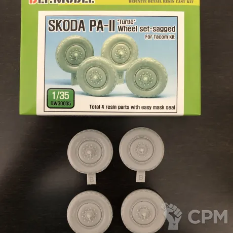 Описание картинки 1/35 DefModel 30035 Skoda PA-II “Turtle” от Workshop.maya по цене 1 400руб | Свободный Рынок Миниатюр - СРМ