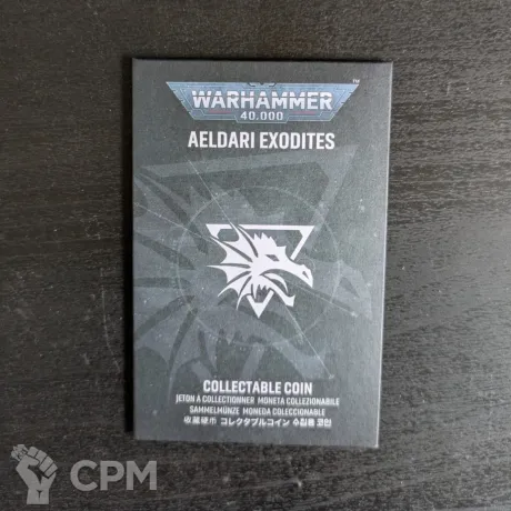 Описание картинки Aeldari Exodites collectible coin от Alternative Galaxy  по цене 3 000руб | Свободный Рынок Миниатюр - СРМ