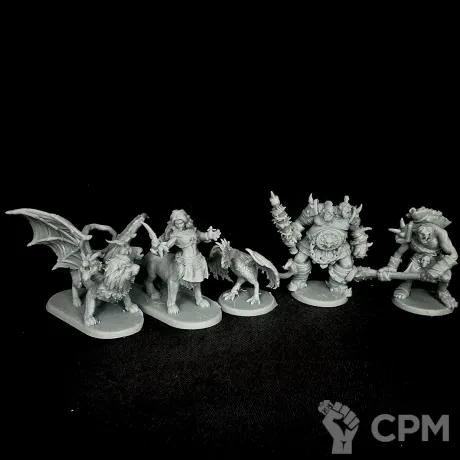 Описание картинки starter set for dnd mythicalmonsters 32mm от R.E.print по цене 299руб | Свободный Рынок Миниатюр - СРМ