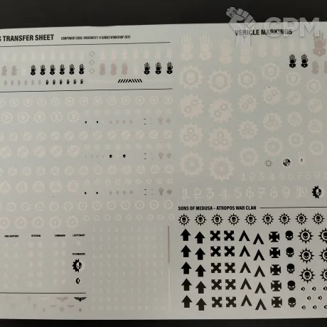 Описание картинки Iron hands transfer sheet от Snakeeater по цене 800руб | Свободный Рынок Миниатюр - СРМ