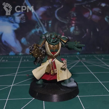 Описание картинки Dark Angels Lieutenant от Lazurith по цене 100руб | Свободный Рынок Миниатюр - СРМ