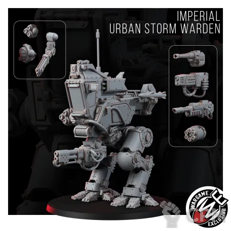 Описание картинки IMPERIAL URBAN STORM WARDEN от Manufactorum76 по цене 2 125руб | Свободный Рынок Миниатюр - СРМ