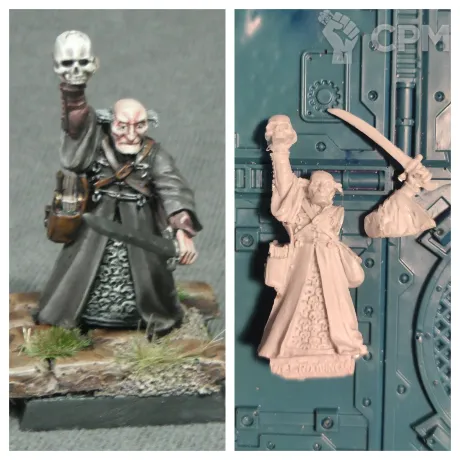 Описание картинки Mordheim necromancer от Greed's storehouse по цене 450руб | Свободный Рынок Миниатюр - СРМ