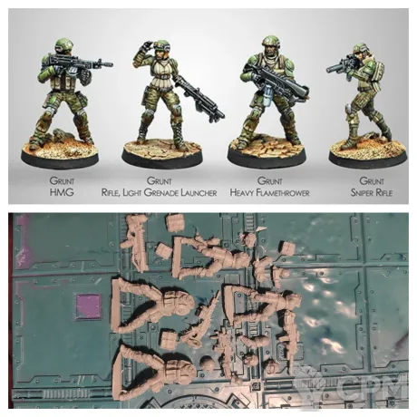 Описание картинки Ariadna grunts box от Greed's storehouse по цене 1 400руб | Свободный Рынок Миниатюр - СРМ