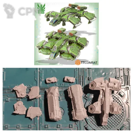 Описание картинки Vulture dropship от Old curiosity shop по цене 700руб | Свободный Рынок Миниатюр - СРМ