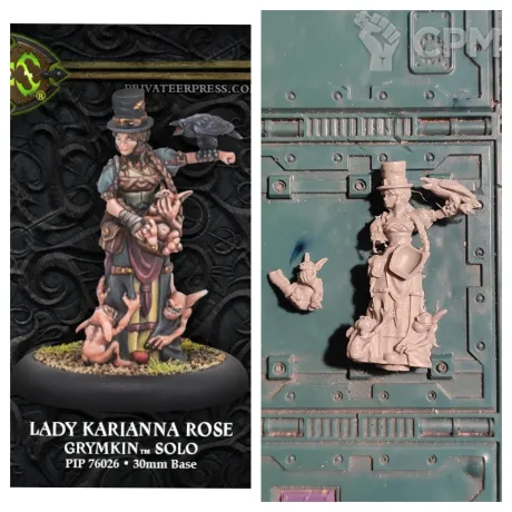 Описание картинки Lady Karianna Rose от Greed's storehouse по цене 490руб | Свободный Рынок Миниатюр - СРМ